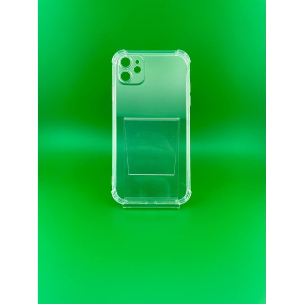 Силикон 6D Apple iPhone 11 (ShutCam) (Прозрачный)