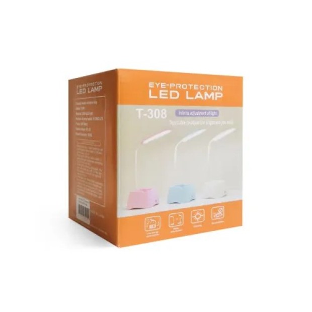 Настільна лампа Walker T308 400mAh 6000K Led (Білий) Настільна лампа Walker T308 400mAh 6000K Led (Білий)