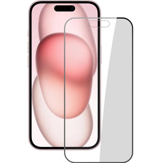 Захисне скло 5D Lite для Apple iPhone 16 Plus Чорне