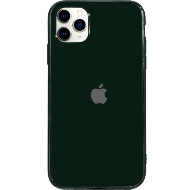 Силіконовий чохол Zefir для Apple iPhone 11 Pro Max (Темно-зелений)