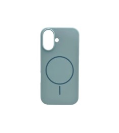 Силіконовий Original Round Case з MagSafe для Apple iPhone 16 (53) Sky Blue