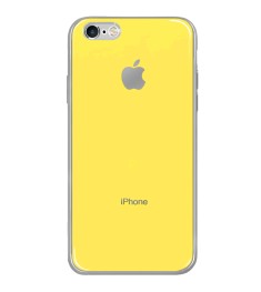 Силіконовий Зефір Чохол для Apple iPhone X  /  XS (Жовтий)