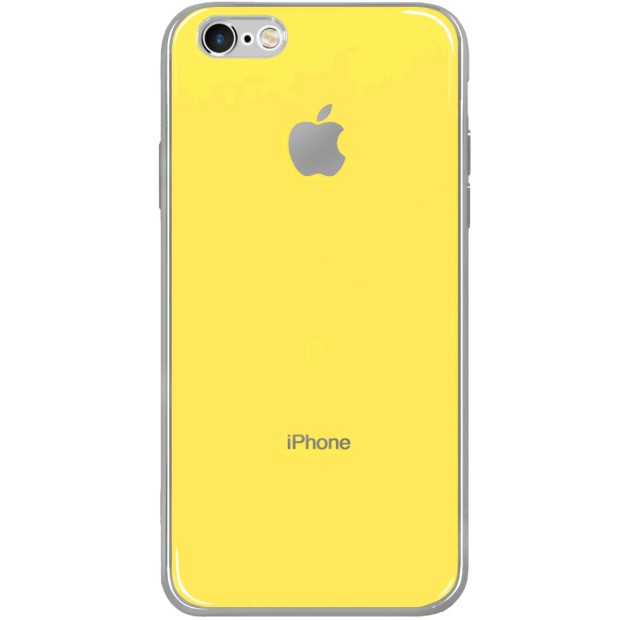 Силіконовий Зефір Чохол для Apple iPhone X  /  XS (Жовтий)
