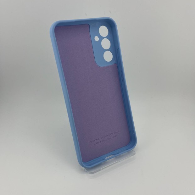 Силикон Original Samsung Galaxy A34 (ShutCam) (Голубой)