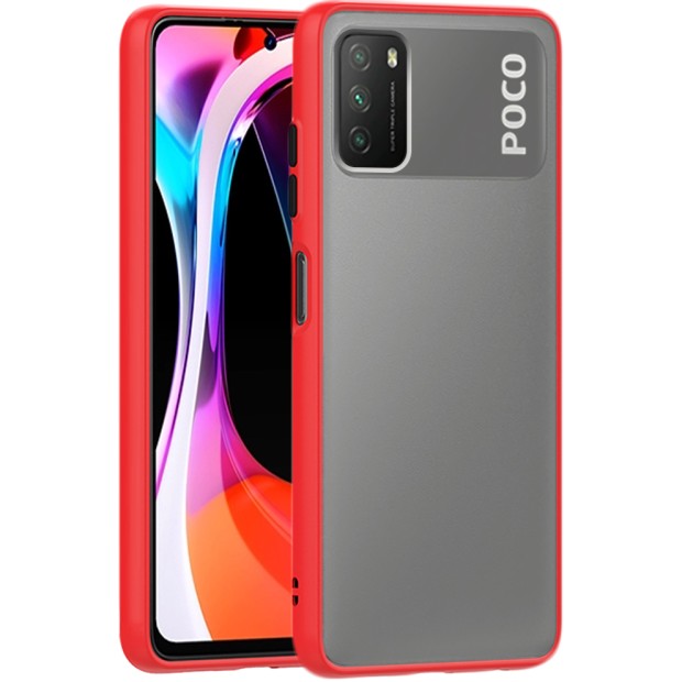 Накладка Totu Gingle Series Xiaomi Poco M3 / Redmi 9T (Красный)
