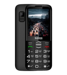 Мобільний телефон Sigma Comfort 50 Grace Dual Sim (Чорний)