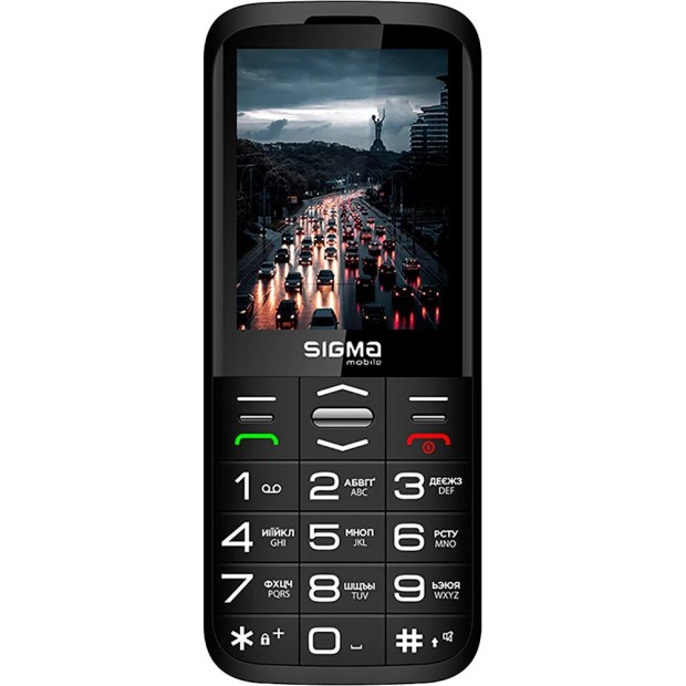 Мобільний телефон Sigma Comfort 50 Grace Dual Sim (Чорний)