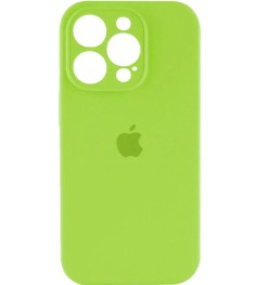 Силикон Original RoundCam Case Apple iPhone 14 Pro (27) Grass Green