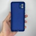 Силіконовий чохол Original Samsung Galaxy A04 (2022) (ShutCam) (Темно-синій)