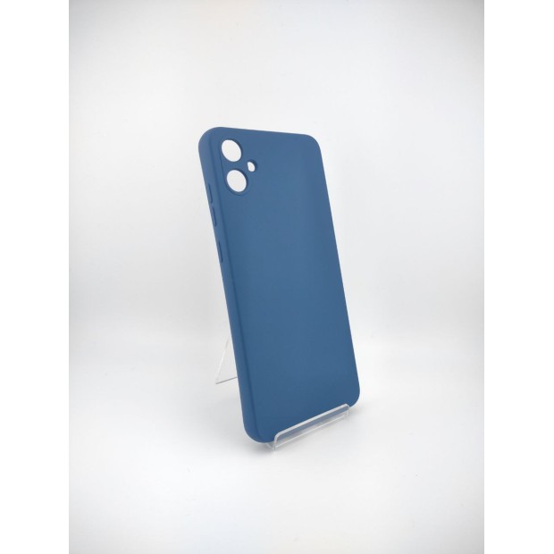 Силіконовий чохол Original Samsung Galaxy A05 (ShutCam) (Темно-синій)
