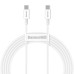 USB-кабель Baseus Superior PD 100W (1m) (Type-C to Type-C) (Белый) CATYS-B02