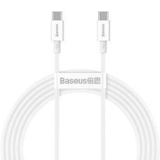 USB-кабель Baseus Superior PD 100W (1m) (Type-C to Type-C) (Белый) CATYS-B02