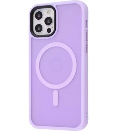 Чохол WAVE Matte Insane Case з MagSafe для iPhone 12  /  12 Pro (Світло-фіолетов..