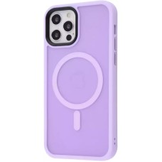 Чохол WAVE Matte Insane Case з MagSafe для iPhone 12  /  12 Pro (Світло-фіолетовий)