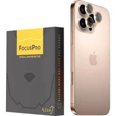 Защитное стекло на камеру iLera FocusPro Lens Apple iPhone 16 Pro / 16 Pro Max (Golden Titanium)