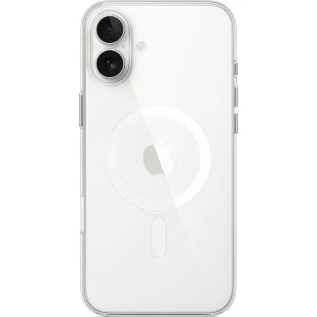 Чохол Clear Case з MagSafe для Apple iPhone 16 Plus (Прозорий) (Оригінал)