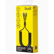 USB-кабель Budi Eye Spring 65W (1.8m) (Type-C to Type-C) (Серый) DC210TTS U