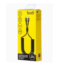 USB-кабель Budi Eye Spring 65W (1.8m) (Type-C to Type-C) (Серый) DC210TTS U