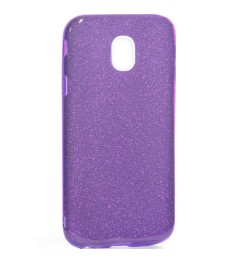 Силикон Glitter Samsung Galaxy J3 (2017) J330 (Фиолетовый)