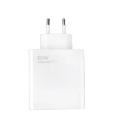 СЗУ-адаптер Xiaomi MDY-12-ES 120W (1Type-C) + кабель Type-C - Type-C (Белый) СЗУ-адаптер Xiaomi MDY-12-ES 120W (1Type-C) + кабель Type-C - Type-C (Белый)