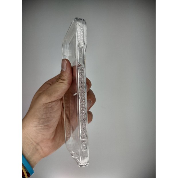 Силиконовий чохол Diamond для Apple iPhone 11 Pro Max (Прозорий)