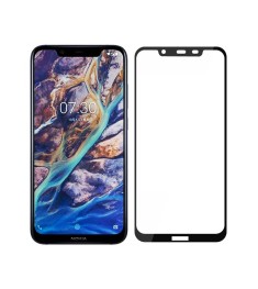 Захисне скло 5D Standard для Nokia 7.1 Plus Чорне Захисне скло 5D Standard для Nokia 7.1 Plus Чорне