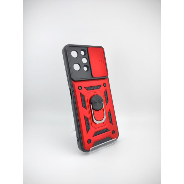 Бронь-чехол Ring Serge Armor Case Xiaomi Redmi 12 / Poco M6 Pro 5G (ShutCam) (Красный) Бронь-чехол Ring Serge Armor Case Xiaomi Redmi 12 / Poco M6 Pro 5G (ShutCam) (Красный)