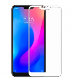 Захисне скло 3D Xiaomi Mi8 Lite Біле