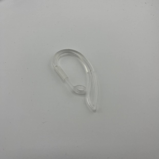 Заушина силіконово-пластикова зігнута для Bluetooth-гарнітури (L) (Прозора)