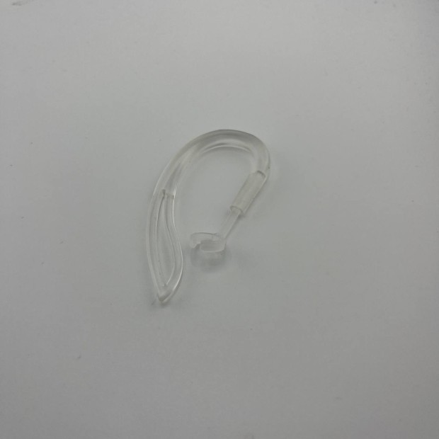 Заушина силіконово-пластикова зігнута для Bluetooth-гарнітури (L) (Прозора)