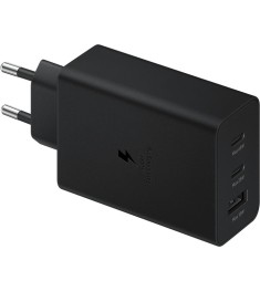 СЗУ-адаптер Samsung 65W Power Adapter Trio (2Type-C / 1USB) (Чёрный) (Original) ..