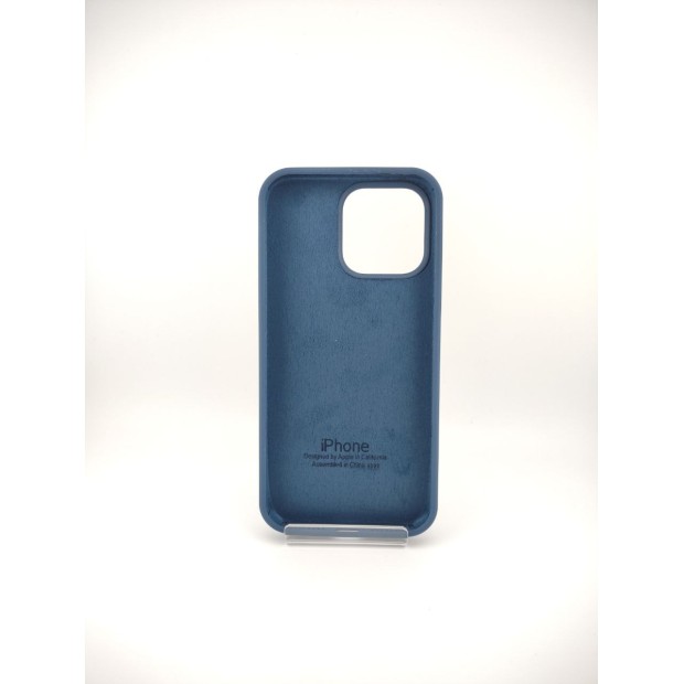 Силикон Original Round Case Apple iPhone 15 Pro Max (Storm Blue)