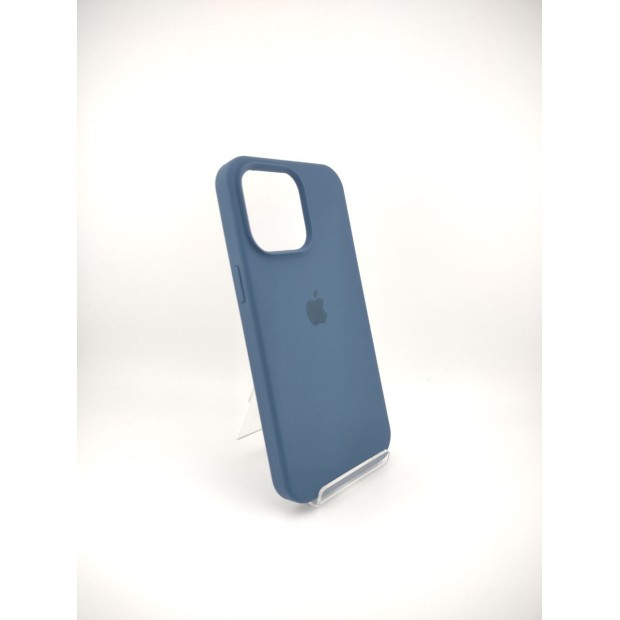 Силіконовий оригінальний чохол для Apple iPhone 15 Pro Max (Storm Blue)