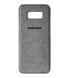 Силикон Textile Samsung Galaxy S8 Plus (Серый)