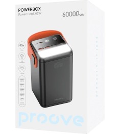 Повербанк Proove Powerbox 65W 60000mAh (Чорний)