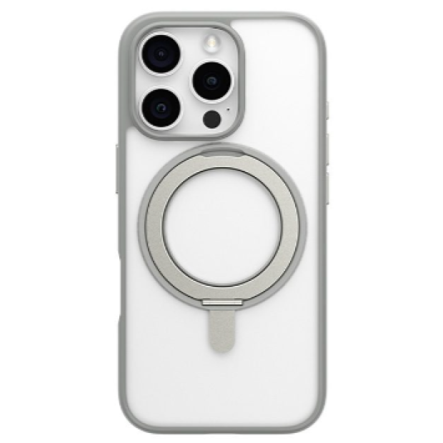 Case Blueo Skin Friendly 360 Rotatable Stand with MagSafe for Apple iPhone 16 Pro (Grey)