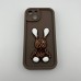 Чохол Pretty Things Case для Apple iPhone 13 (Коричневий / Кролик)
