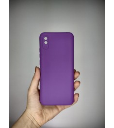 Силіконовий оригінальний чохол 360 для Xiaomi Redmi 9A (ShutCam) (Бузковий)