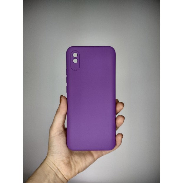 Силіконовий оригінальний чохол 360 для Xiaomi Redmi 9A (ShutCam) (Бузковий)