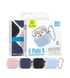 Чехол для наушников Blueo Liquid Silicone Apple AirPods 4 (32) Deep Navy