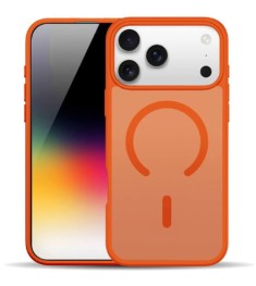 Силиконовый чехол Alabay Cloud Matte Apple iPhone 17 Pro (Orange)