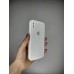Силіконовий чохол Original Square RoundCam для Apple iPhone X  /  XS (06) білий