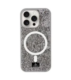Чохол Bling World Rock Diamond MagSafe для iPhone 16 Pro Max (Сірий)