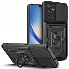 Бронь-чехол Ring Serge Armor Case Samsung Galaxy A57 5G (ShutCam) (Чёрный)
