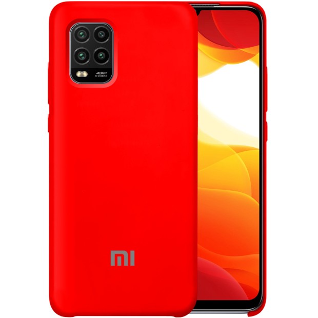 Силіконовий оригінальний чохол Xiaomi Mi10 Lite (Червоний)