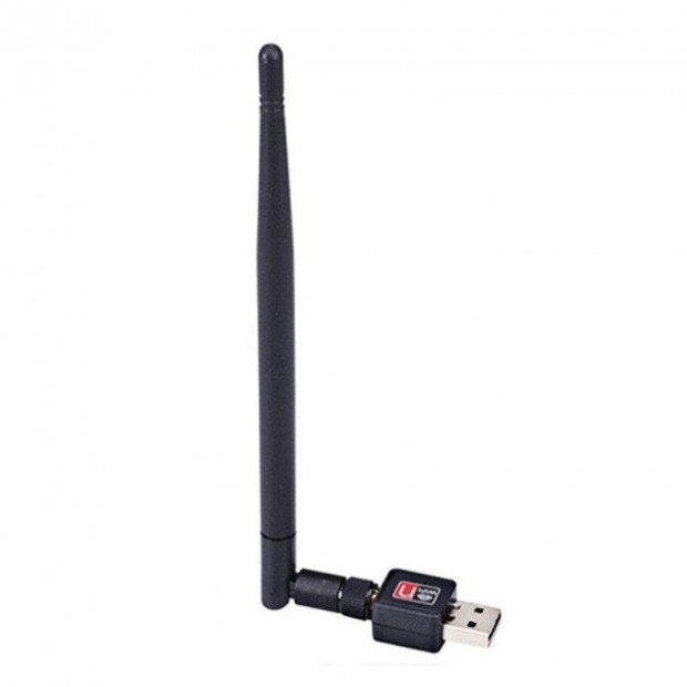 USB-адаптер Wi-Fi з антеною 150Mbps 802.11n (Чорний)