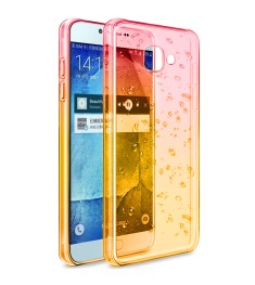 Силіконовий чохол Rain Gradient для Samsung Galaxy A3 (2017) A320 (Рожево-жовтий..