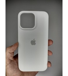 Силікон Original Round Case Apple iPhone 15 Pro Max (06) White