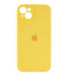 Силикон Original RoundCam Case Apple iPhone 15 (13) Yellow