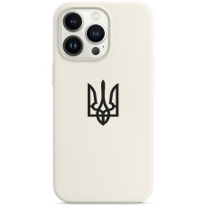 Силіконовий чохол Patriot для Apple iPhone 13 Pro (білий)